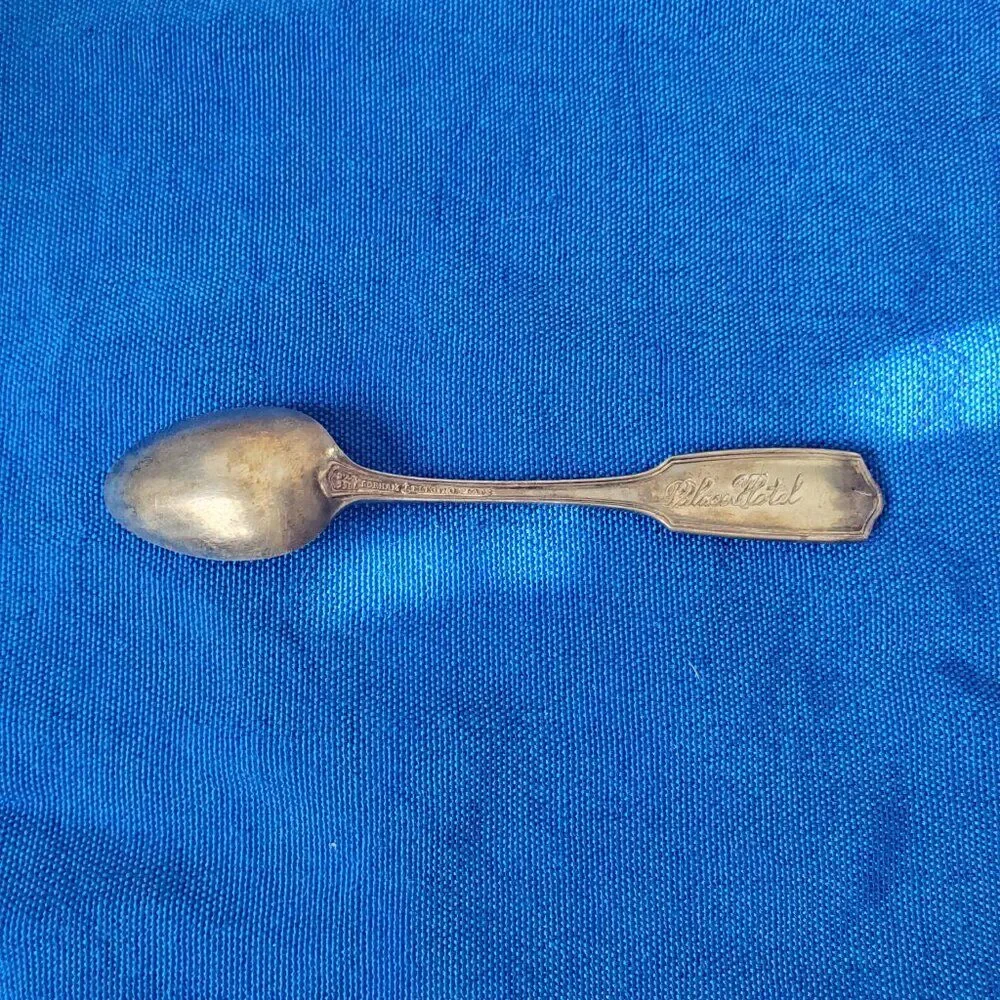 Antique Palace Hotel Gorham Silver Plate Spoon Elegant Vintage Souvenir Flatware
